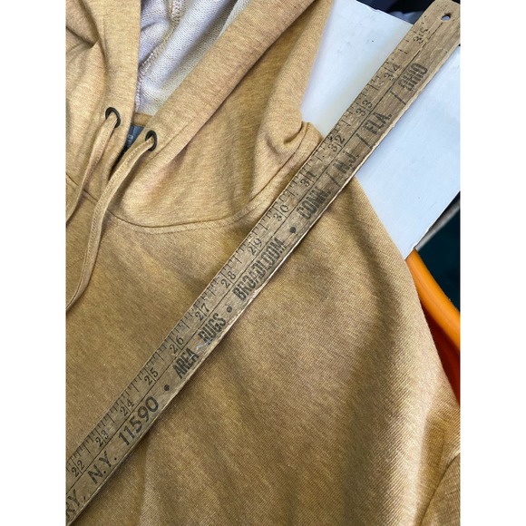 Natural Reflections Womens Beige Henley Hoodie Sweatshirt in Size XL - Picture 3 of 11